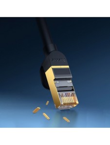 Baseus Speed Seven High Speed RJ45 nätverkskabel 10Gbps 8m Svart (WKJS010601)