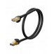 Baseus Speed Seven nätverkskabel RJ45 10Gbps 0,5m svart (WKJS010001)