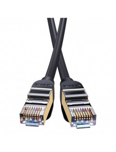Baseus Speed Seven nätverkskabel RJ45 10Gbps 0,5m svart (WKJS010001)