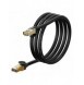 Baseus Speed Seven nätverkskabel RJ45 10Gbps 1,5m svart (WKJS010201)