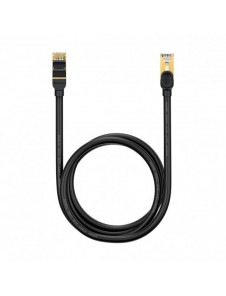 Baseus Speed Seven nätverkskabel RJ45 10Gbps 1,5m svart (WKJS010201)