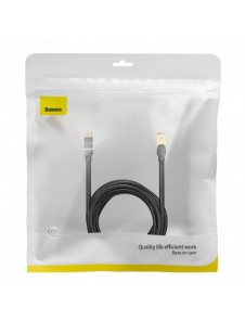Baseus Speed Seven nätverkskabel RJ45 10Gbps 10m svart (WKJS010701)