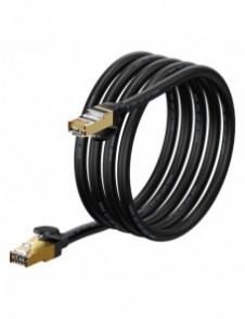 Baseus Speed Seven nätverkskabel RJ45 10Gbps 2m svart (WKJS010301)