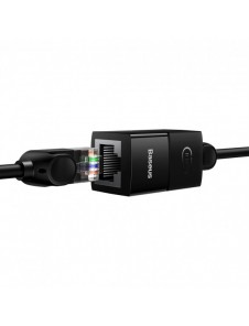 Nätverkskoppling Ethernet RJ-45 kabelkontakt Baseus AirJoy Series 10 st - svart