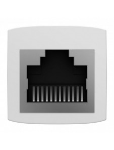 Nätverkskoppling Ethernet RJ-45 kabelkontakt Baseus AirJoy Series 10 st - vit