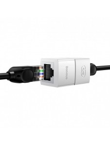 Nätverkskoppling Ethernet RJ-45 kabelkontakt Baseus AirJoy Series 10 st - vit
