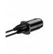 Baseus Square PPS smart billaddare med USB Quick Charge 4.0 QC 4.0 och USB-C PD 3.0 SCP-portar svart (CCALL-AS01)