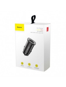 Baseus Square PPS smart billaddare med USB Quick Charge 4.0 QC 4.0 och USB-C PD 3.0 SCP-portar svart (CCALL-AS01)