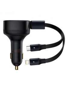 Baseus Enjoyment 2-i-1 billaddare 30W svart (CGTX000001)
