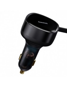 Baseus Enjoyment 2-i-1 billaddare 30W svart (CGTX000001)