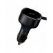 Baseus Enjoyment 2-i-1 billaddare 30W svart (CGTX000001)