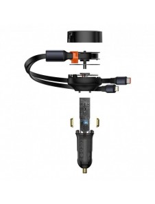 Baseus Enjoyment 2-i-1 billaddare 30W svart (CGTX000001)