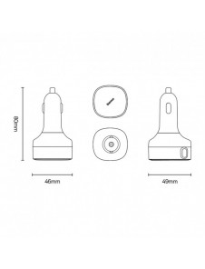 Baseus Enjoyment 2-i-1 billaddare 30W svart (CGTX000001)