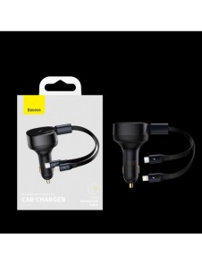 Baseus Enjoyment 2-i-1 billaddare 30W svart (CGTX000001)