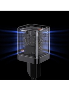 Baseus GaN3 snabbladdare 30W svart (CCGN010101)