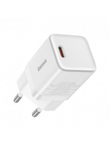 Baseus GaN3 snabbladdare 30W vit (CCGN010102)