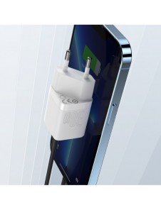 Baseus GaN3 snabbladdare 30W vit (CCGN010102)