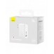 Baseus GaN5 Pro snabbladdare 2xUSB-C+USB 140W EU vit (CCGP100202)