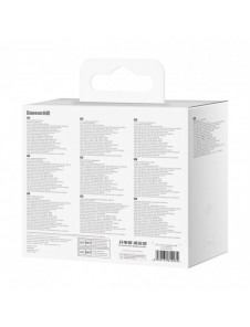 Baseus GaN5 Pro snabbladdare 2xUSB-C+USB 140W EU vit (CCGP100202)