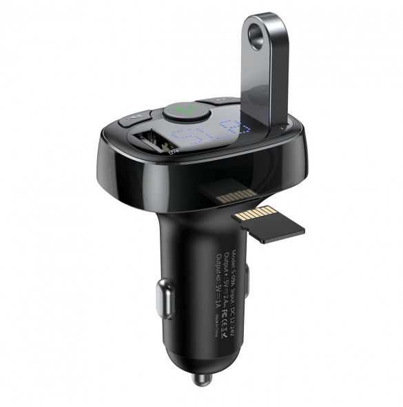 Bluetooth-sändare / billaddare Baseus S-09A (Overseas Edition) - svart
