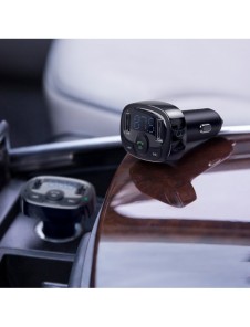 Bluetooth-sändare / billaddare Baseus S-09A (Overseas Edition) - svart