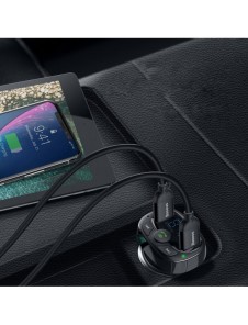 Bluetooth-sändare / billaddare Baseus S-09A (Overseas Edition) - svart
