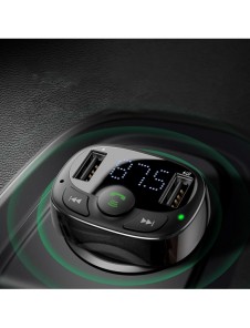 Bluetooth-sändare / billaddare Baseus S-09A (Overseas Edition) - svart