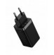 GaN 2xUSB C 1xUSB 65W snabbladdare Baseus GaN5 Pro + USB C - USB C 100W kabel - svart