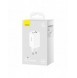 GaN 2xUSB C 1xUSB 65W snabbladdare Baseus GaN5 Pro + USB C - USB C 100W kabel - vit