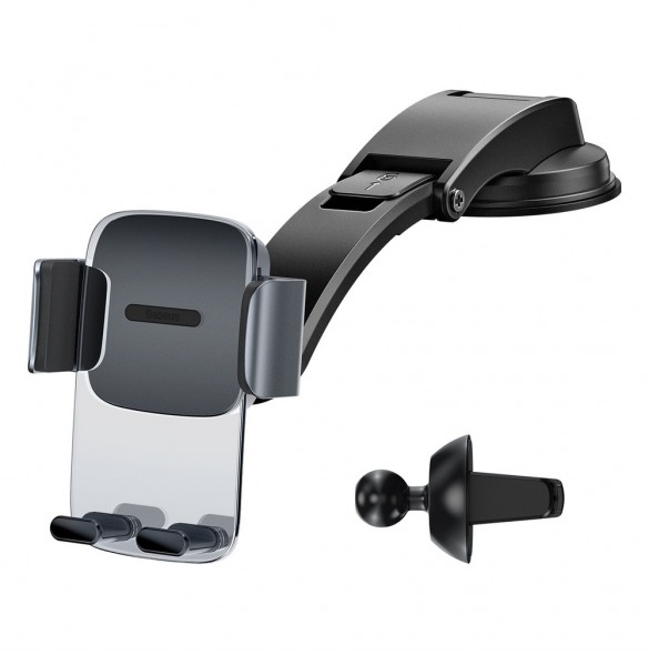 Baseus 2in1 bilhållare för sittbrunn och ventilationsgaller svart (SUYK000001)