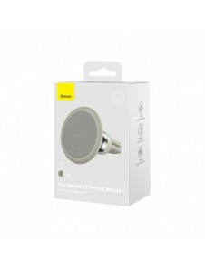 Baseus C01 bilventilator magnetisk smartphonehållare grå (SUCC000102)