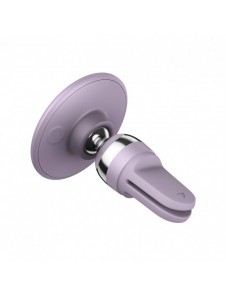 Baseus C01 magnetisk bilventilationshållare för smartphone lila (SUCC000105)