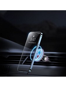 Baseus C01 magnetisk bilventilationshållare för smartphone lila (SUCC000105)