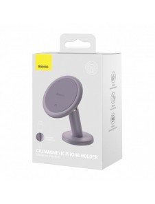 Baseus C01 magnetisk biltelefonhållare för instrumentbrädan lila (SUCC000005)