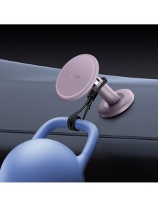 Baseus C01 magnetisk biltelefonhållare för instrumentbrädan lila (SUCC000005)