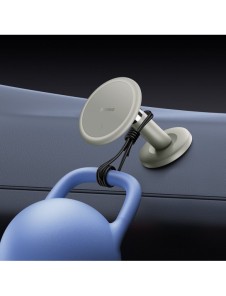Baseus C01 magnetisk biltelefonhållare för instrumentbrädan vit (SUCC000002)