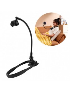 Baseus ComfortJoy Series universellt halsfäste, telefonställ svart (LUGB000001)