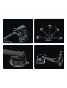 Baseus Easy Control Pro sittbrunn/grillhållare svart (sugkoppsversion)(SUYK020001)