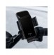 Baseus elcykel smartphonehållare med inbyggd solpanel 150mAh svart (SUZG010001)