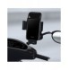 Baseus elcykel smartphonehållare med inbyggd solpanel 150mAh svart (SUZG010001)