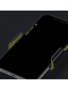 Baseus elcykel smartphonehållare med inbyggd solpanel 150mAh svart (SUZG010001)