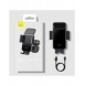 Baseus elcykel smartphonehållare med inbyggd solpanel 150mAh svart (SUZG010001)
