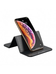 Baseus Folding Bracket Antiskid Pad vikbar självhäftande anti-halk matta nanopad svart (SUWNT-01)