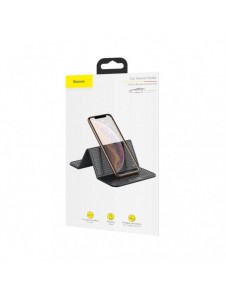 Baseus Folding Bracket Antiskid Pad vikbar självhäftande anti-halk matta nanopad svart (SUWNT-01)