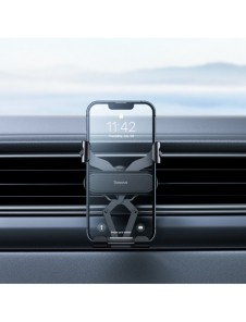 Baseus Gravity Air Vent Biltelefonhållare (Air Outlet Version) svart (SUWX010001)