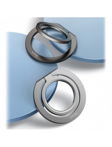 Baseus Halo magnetisk ringhållare telefonställ silver (SUCH000012)
