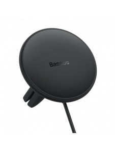 Baseus induktiv billaddare 40W ventilationshållare svart