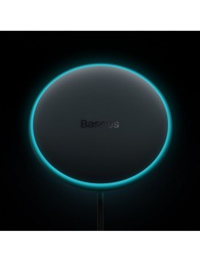 Baseus induktiv billaddare 40W ventilationshållare svart