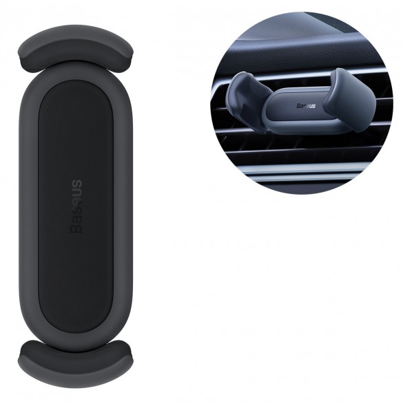 Baseus Steel Cannon 2 smartphonehållare för ventilationsgaller svart (SUGP000001)