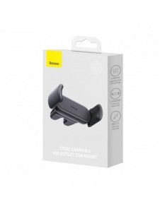 Baseus Steel Cannon 2 smartphonehållare för ventilationsgaller svart (SUGP000001)